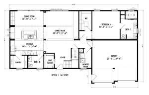 Asheville 3 - Option 1 - 1st Floor