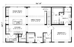Asheville First Floor Plan