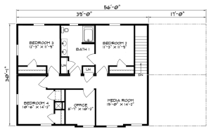 Asheville Second Floor Plan