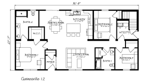 1.2 Gainesville Floor Plan