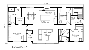 1.7 Gainesville Floor Plan